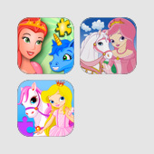Princess Pony Bundle - Jigsaw Puzzles and Matching Game!