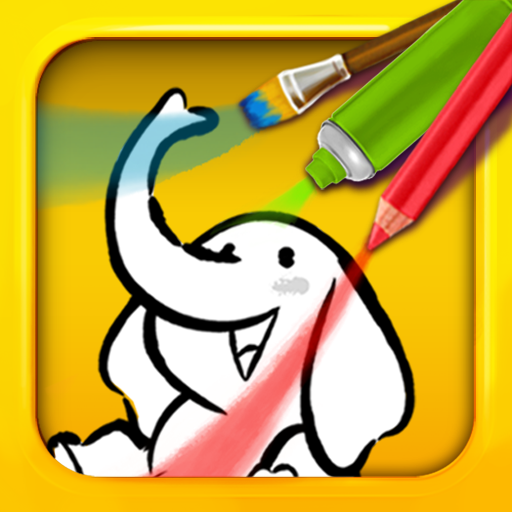 Color & Draw for kids: Coloring book, drawing pad, alphabet tracer, and photo decorator