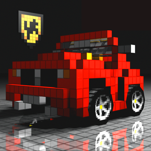3D Pixel Racing