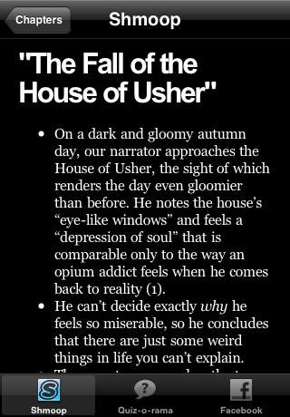 The imagery of the supernatural in the fall of the house of usher