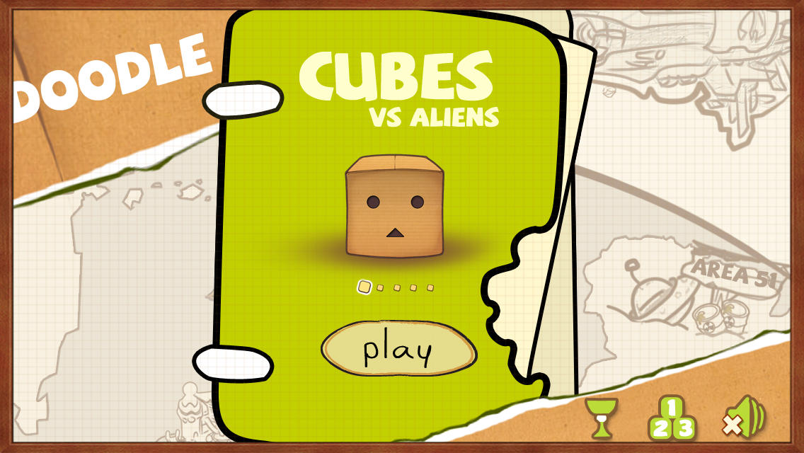 Doodle Cubes vs Aliens