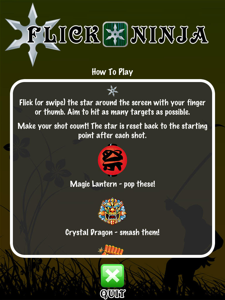 Flick Ninja HD screenshot-3