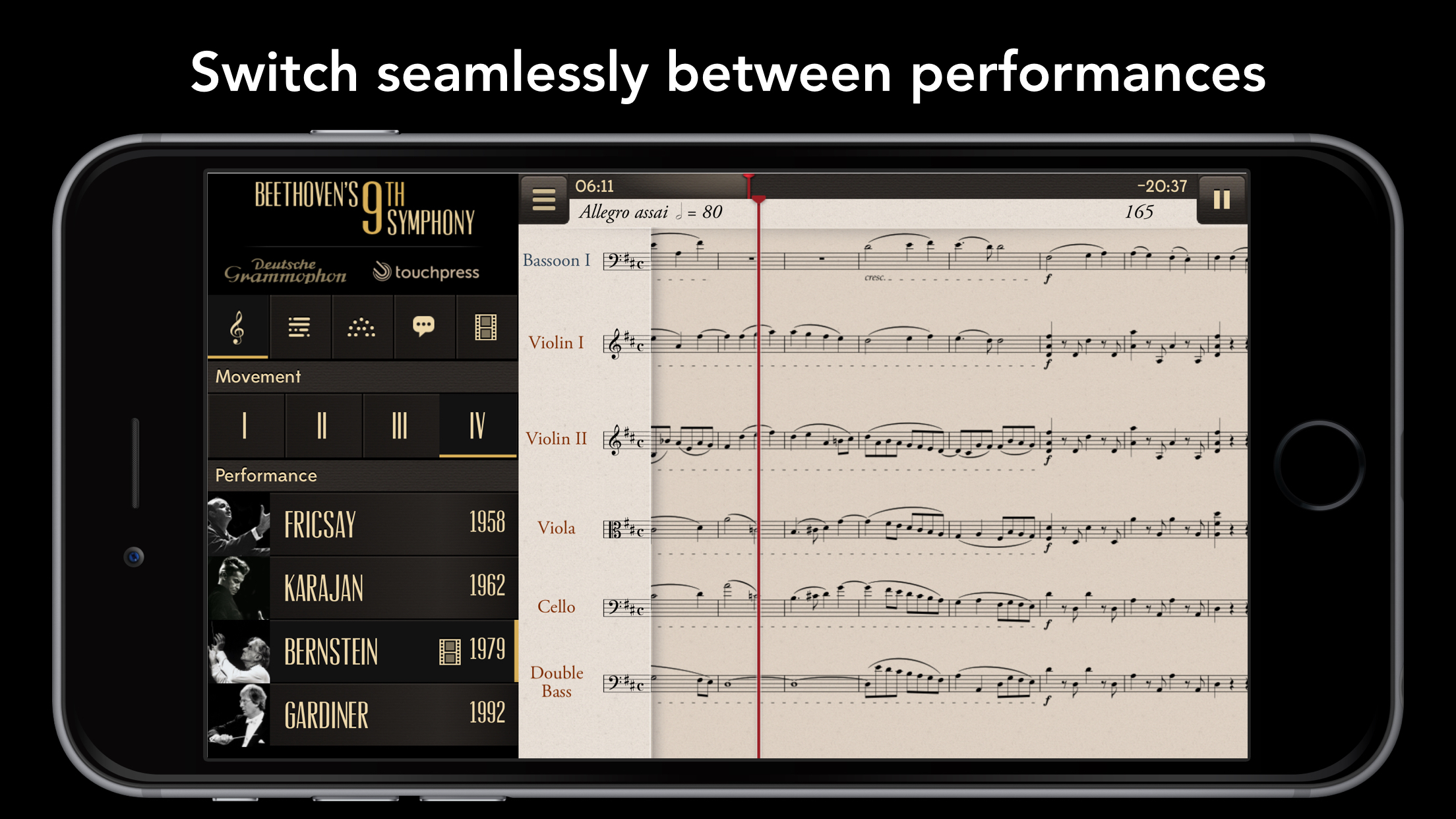 Beethoven’s 9th Symphony for iPhone