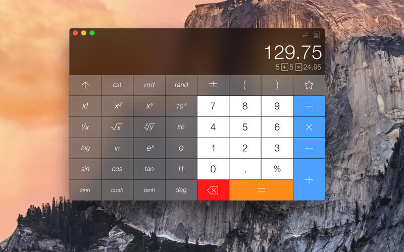 free tape calculator mac os x