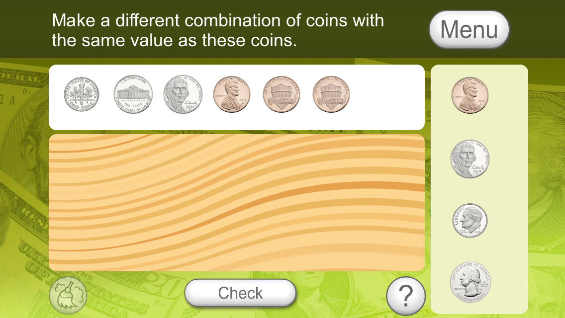 App Shopper Counting Coins (Education)