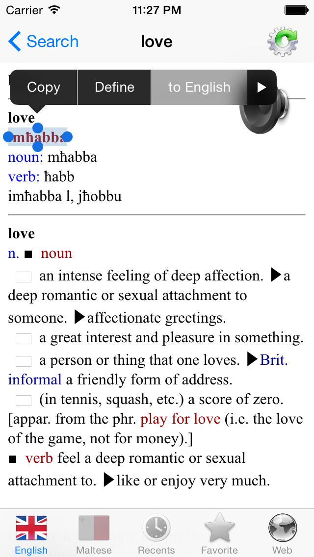 App Shopper English Maltese best dictionary Ingliż Malti aħjar