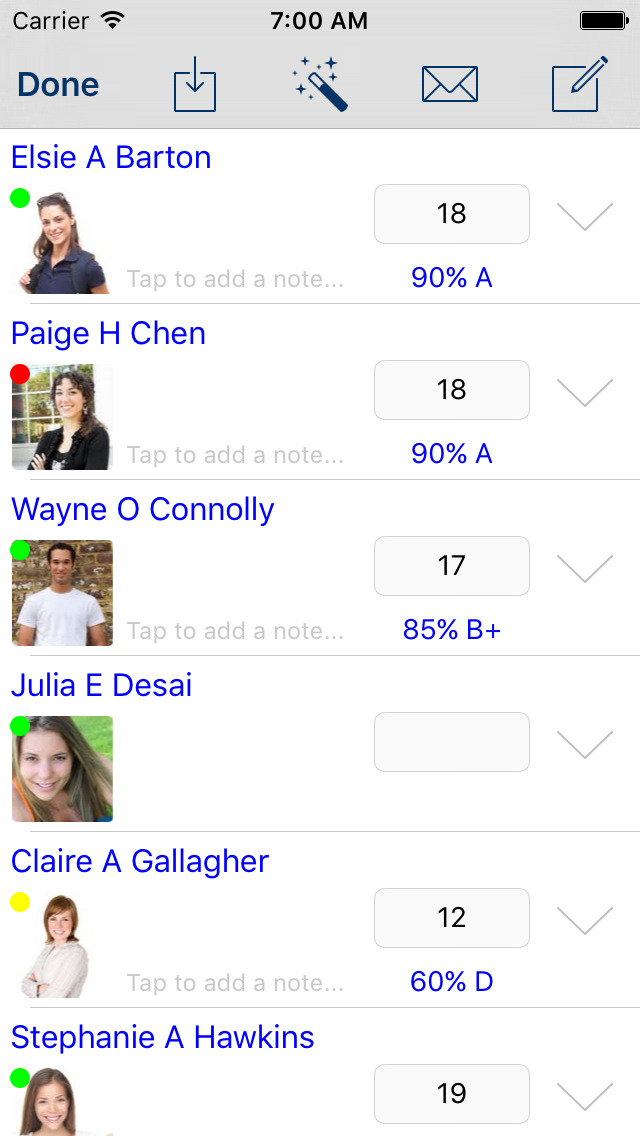 App Shopper GradeBook Pro Grade, Attendance, and Behavior Tracking (Education)