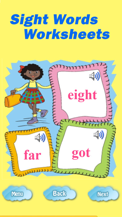 App Shopper: Sight Word Worksheets For Pre K and Kindergarten (Education)