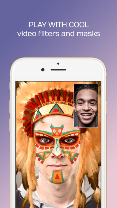 LookZa - fun video chatting with face swap filter Screenshot on iOS