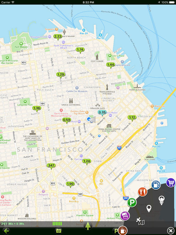 Parking+GPS Locations Screenshots