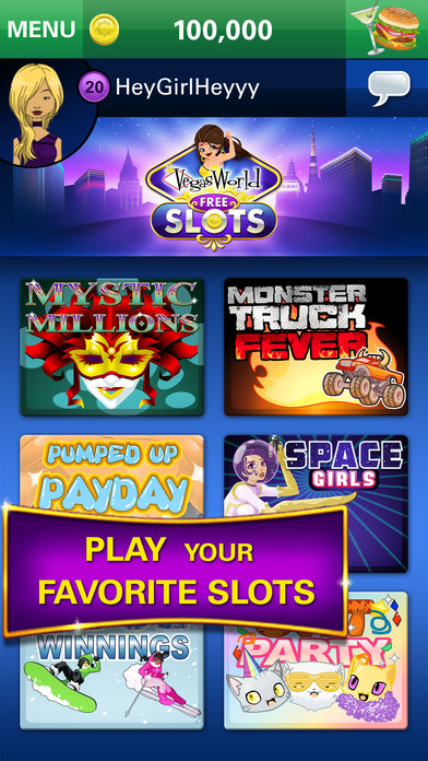 Vegas World Play Online Casino Games