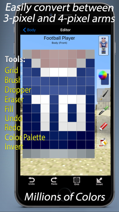 minecraft skin creator for pocket edition