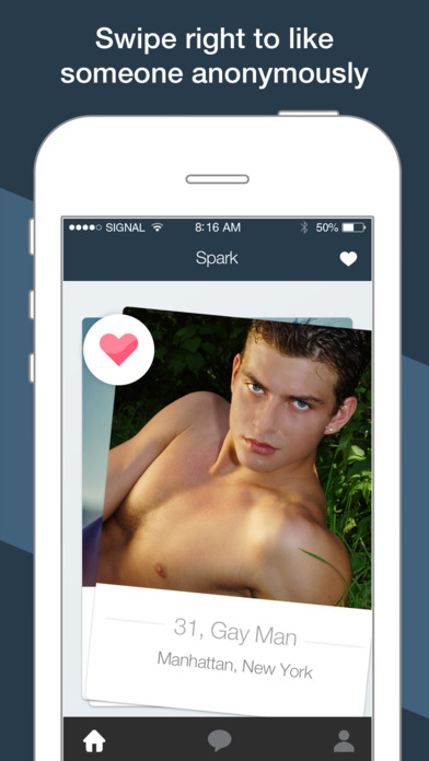 Gayer: Gay Dating App, Chat & Hookup Gay or Bi Men Screenshot on iOS.