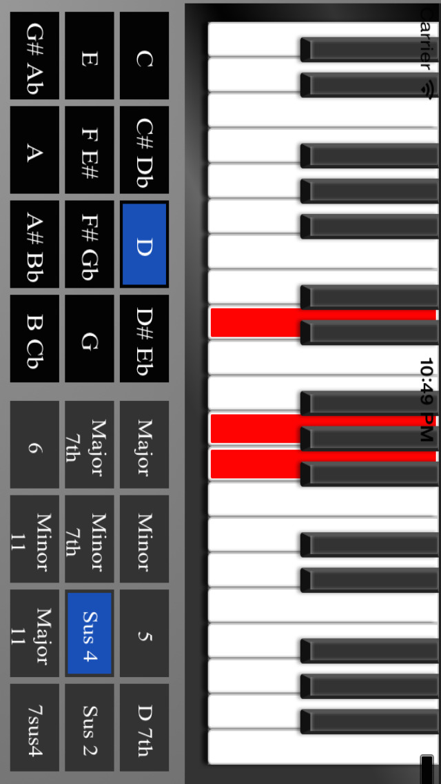 App Shopper piano chord chart (Education)