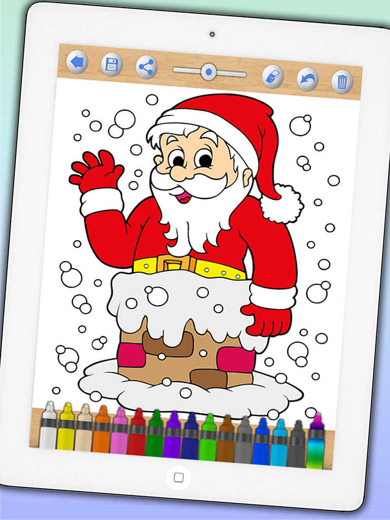 App Shopper: Christmas coloring book and xmas holidays pages from 3 to ...