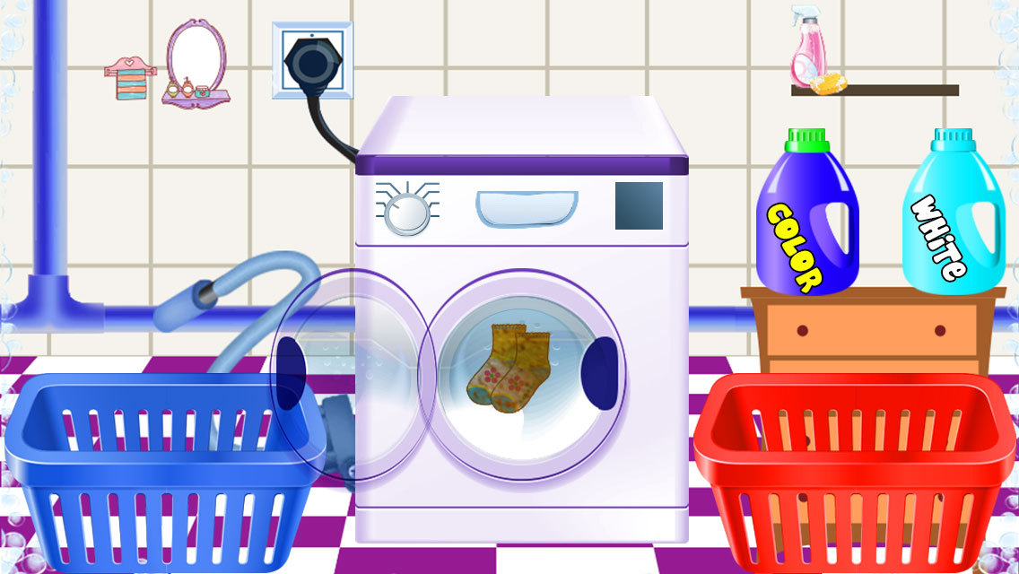 Игра стиральная машинка