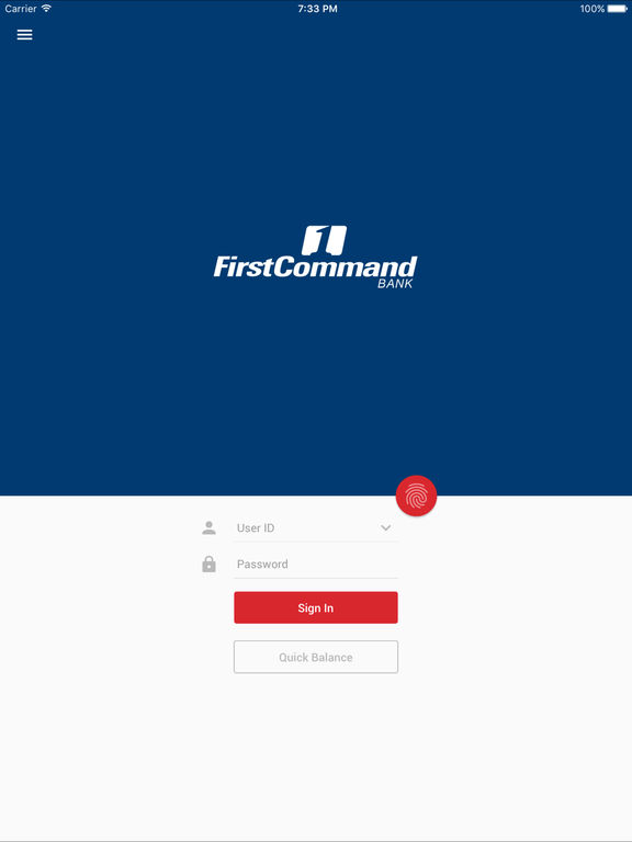 first command bank mobile app