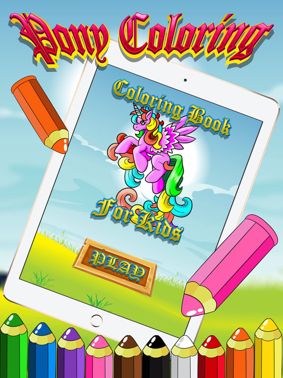 Download App Shopper: Coloring Books Games - Pony For Preschool Toddler (Games)